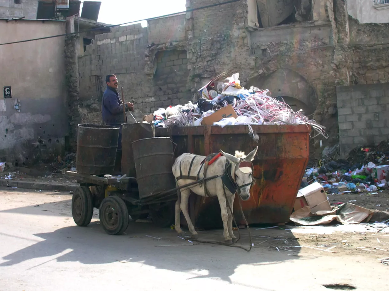 Waste Collection Gaza City 2004
